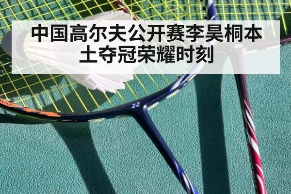 中国高尔夫公开赛李昊桐本土夺冠荣耀时刻